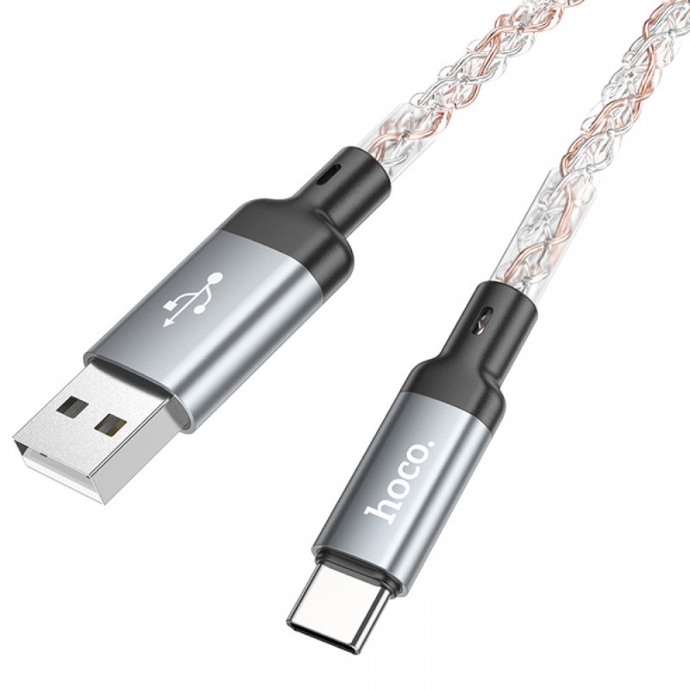 Дата кабель Hoco U112 Shine 2.4A USB to Type-C (1m)