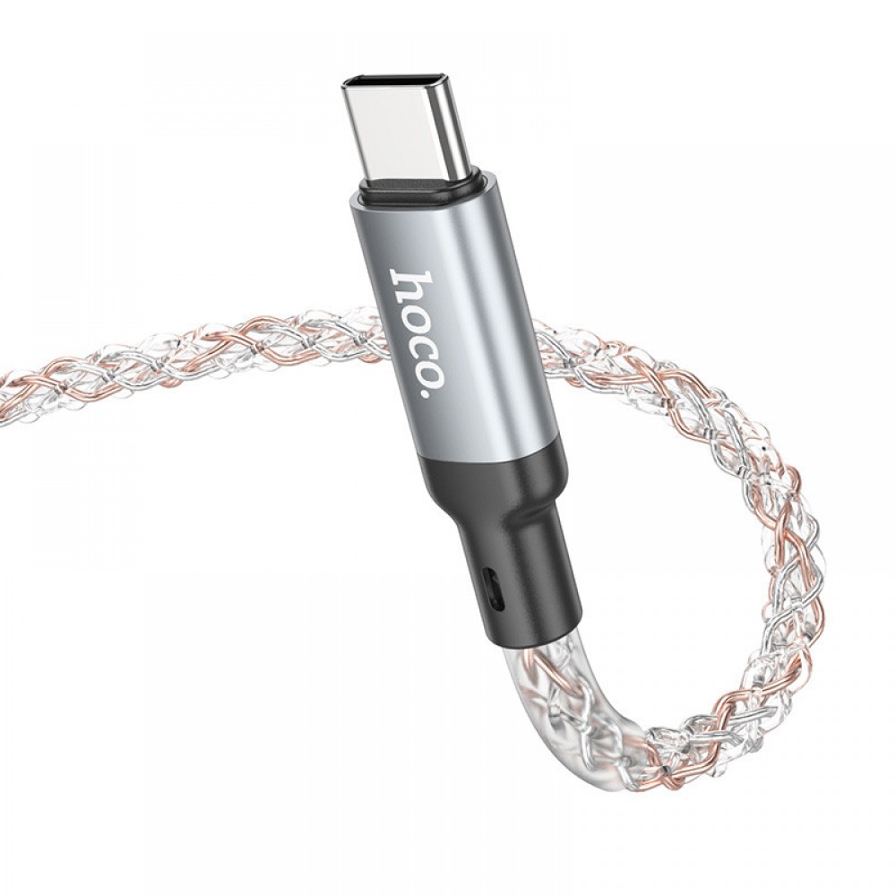 Дата кабель Hoco U112 Shine 2.4A USB to Type-C (1m)