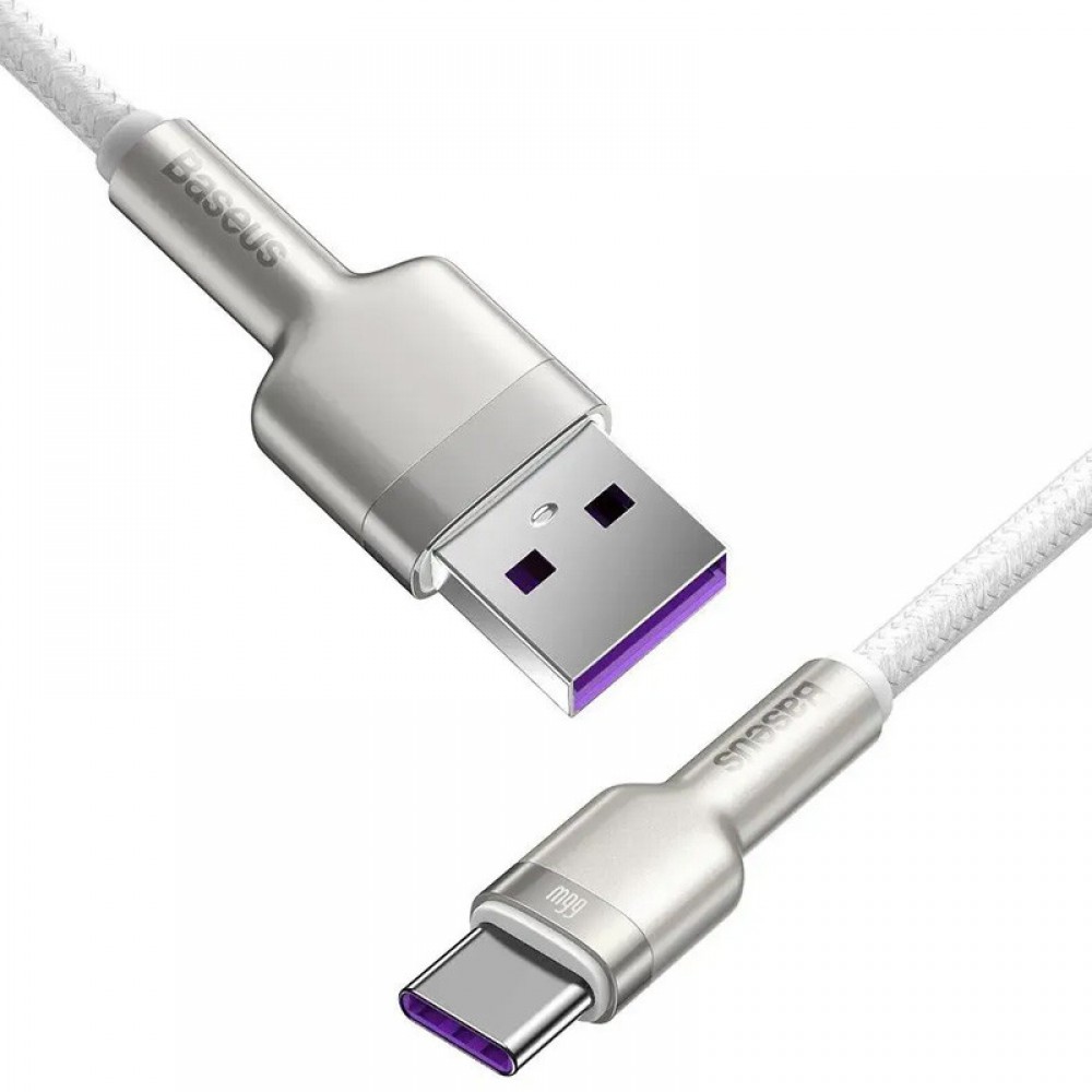 Дата кабель Baseus Cafule Metal Data USB to Type-C 66W (1m) (CAKF00010)
