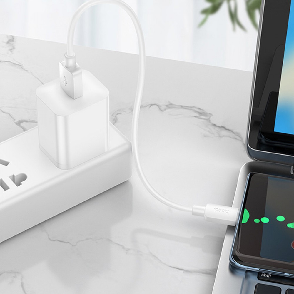 Дата кабель Hoco X96 Hyper USB to Type-C 27W (0.25m)