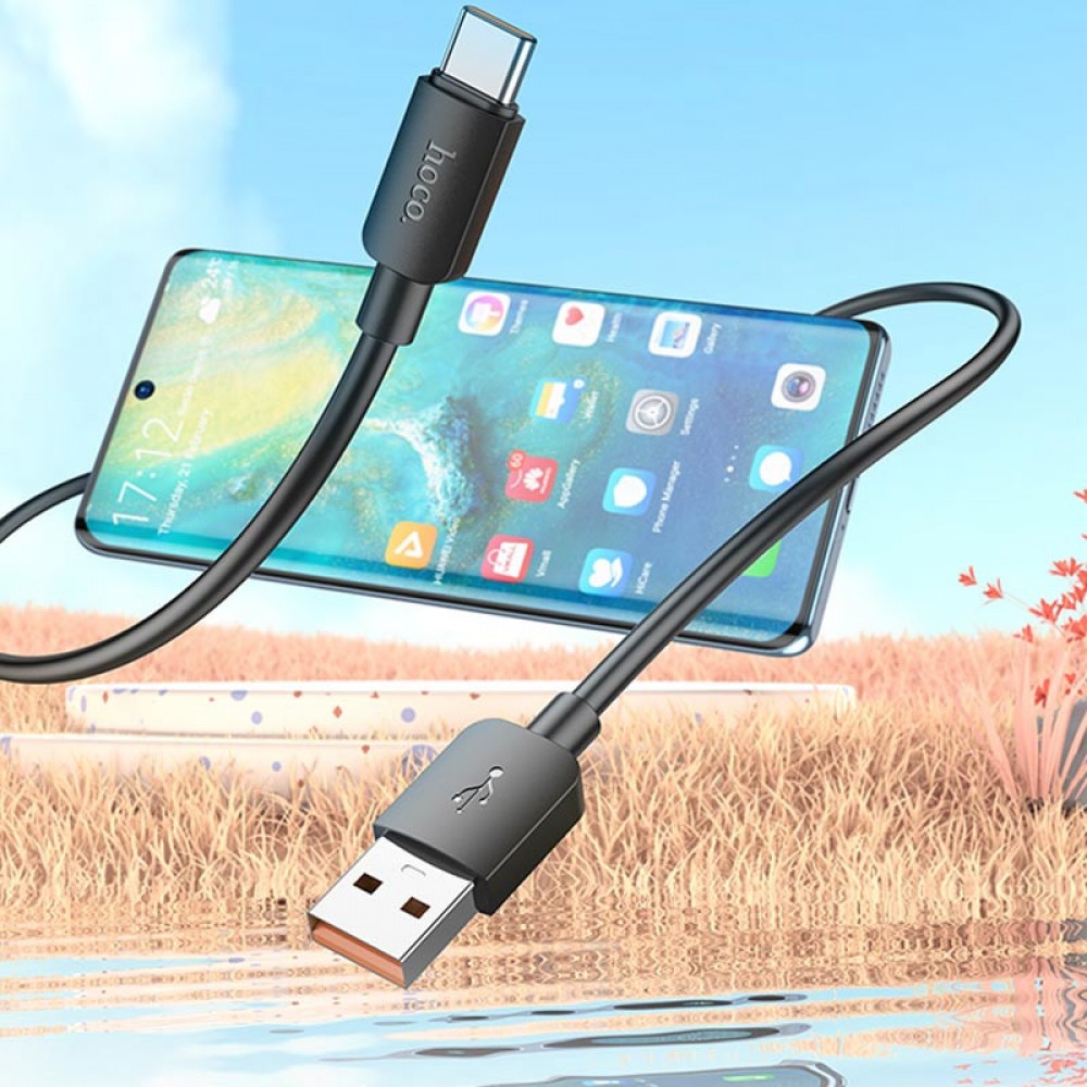 Дата кабель Hoco X96 Hyper USB to Type-C 27W (1m)