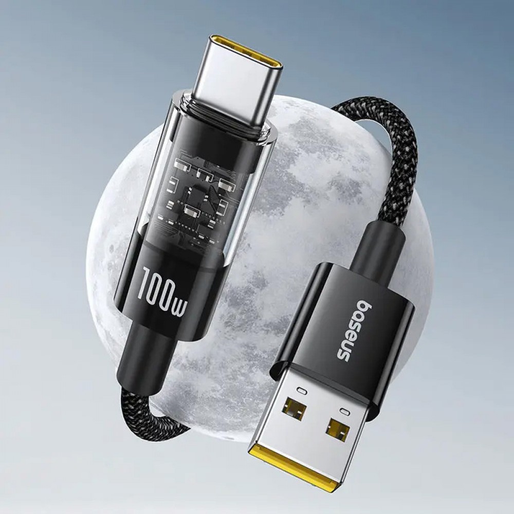 Дата кабель Baseus Gem Fast Charging USB to Type-C 100W (2m) (P10373002111)