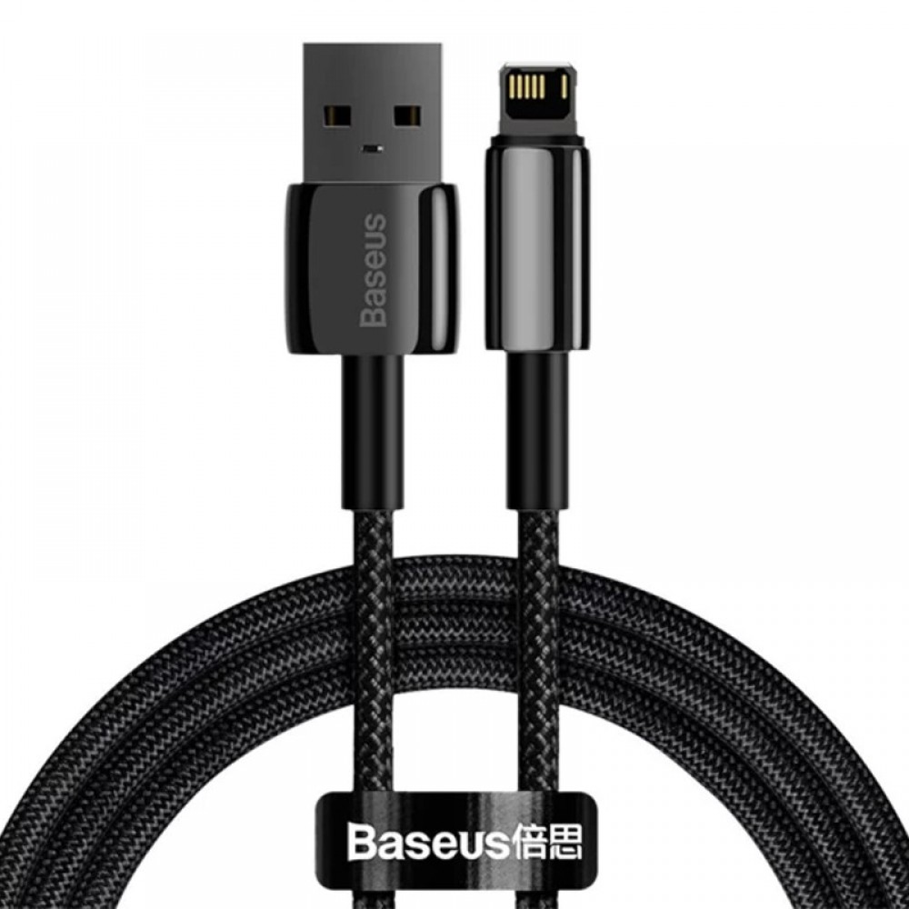 Дата кабель Baseus Tungsten Gold USB to Lightning Cable 2.4A (1m) (CALWJ-0)