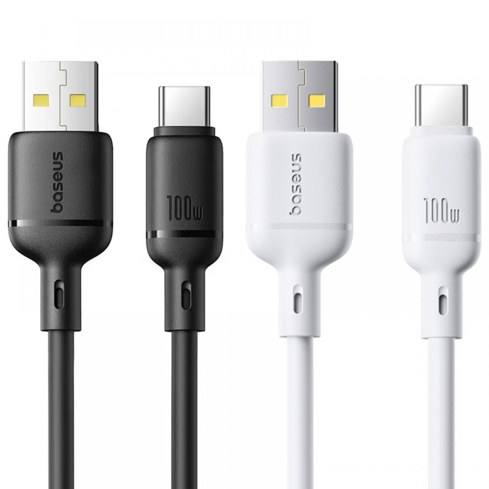 Дата кабель Baseus Silky Series OS Fast Charging USB to Type-C 100W (1m) (P10377703)
