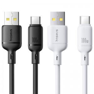 Дата кабель Baseus Silky Series OS Fast Charging USB to Type-C 100W (2m) (P10377703)