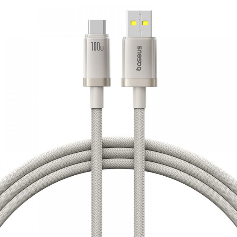 Дата кабель Baseus Titanium Alloy Fast Charging USB to Type-C 100W (1m) (P10378102)