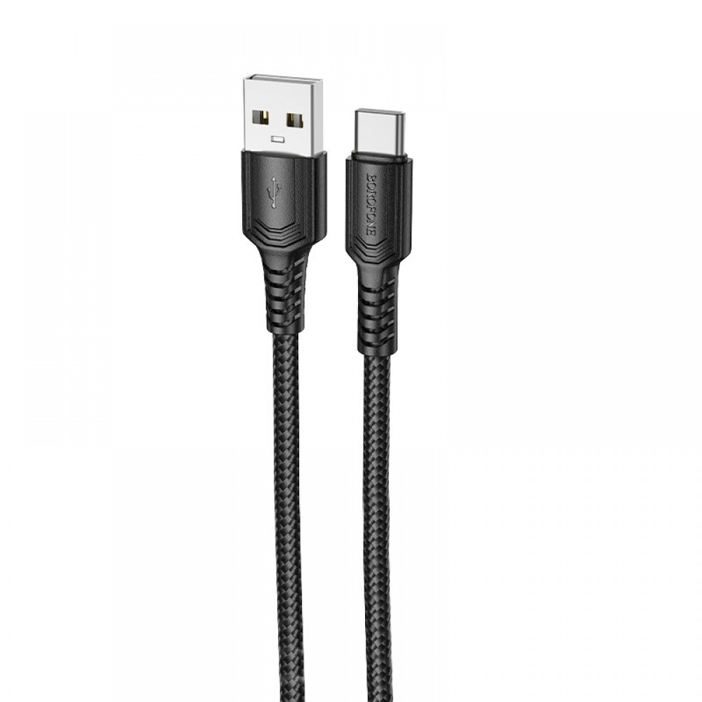 Дата кабель Borofone BX116 Certain USB to Type-C 3A (1m)