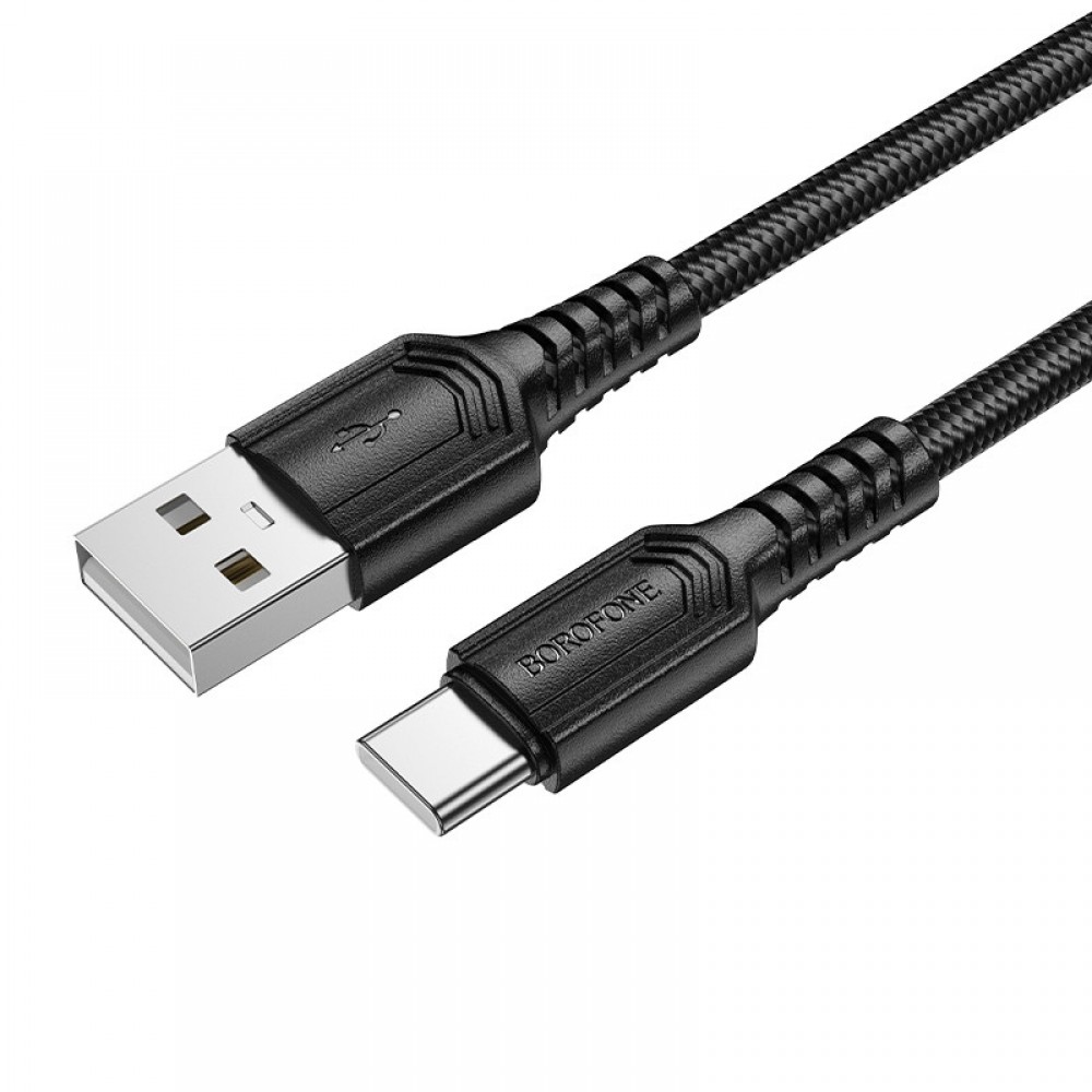 Дата кабель Borofone BX116 Certain USB to Type-C 3A (1m)
