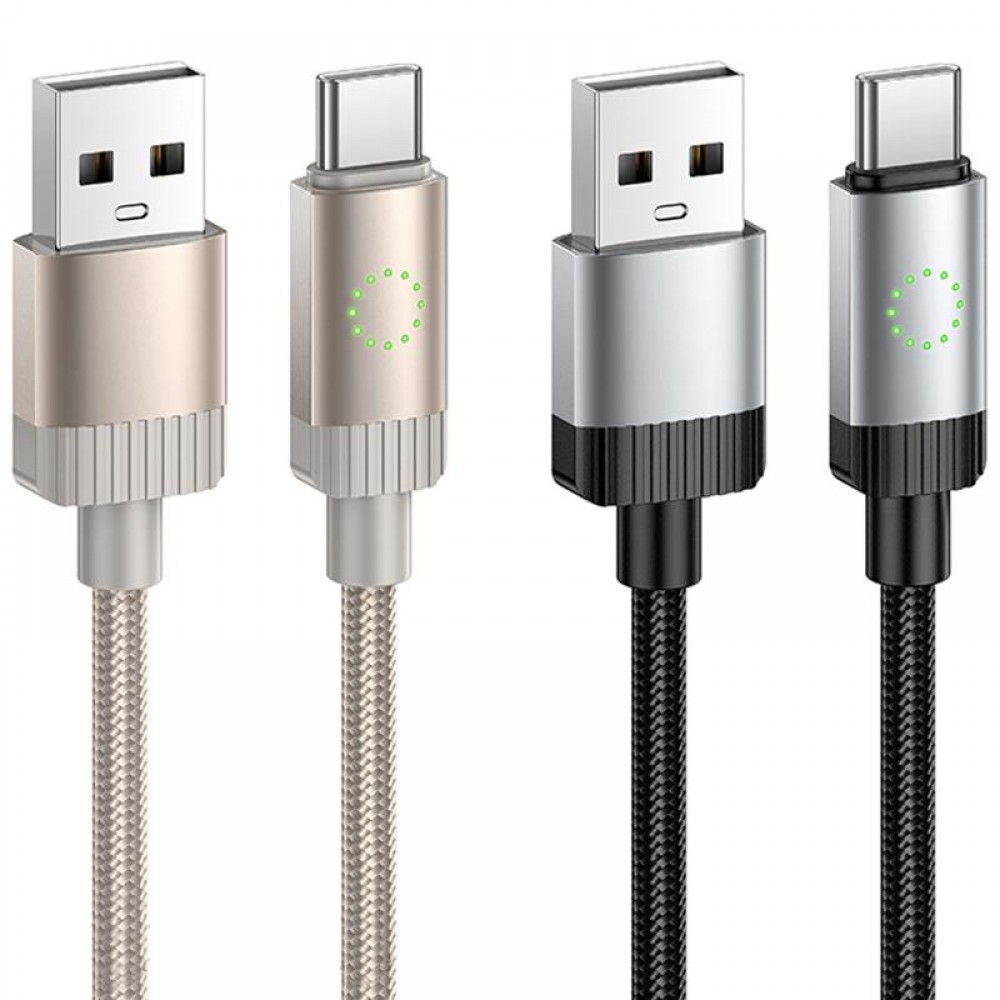 Дата кабель Hoco X117 Star USB to Type-C 3A (1m)