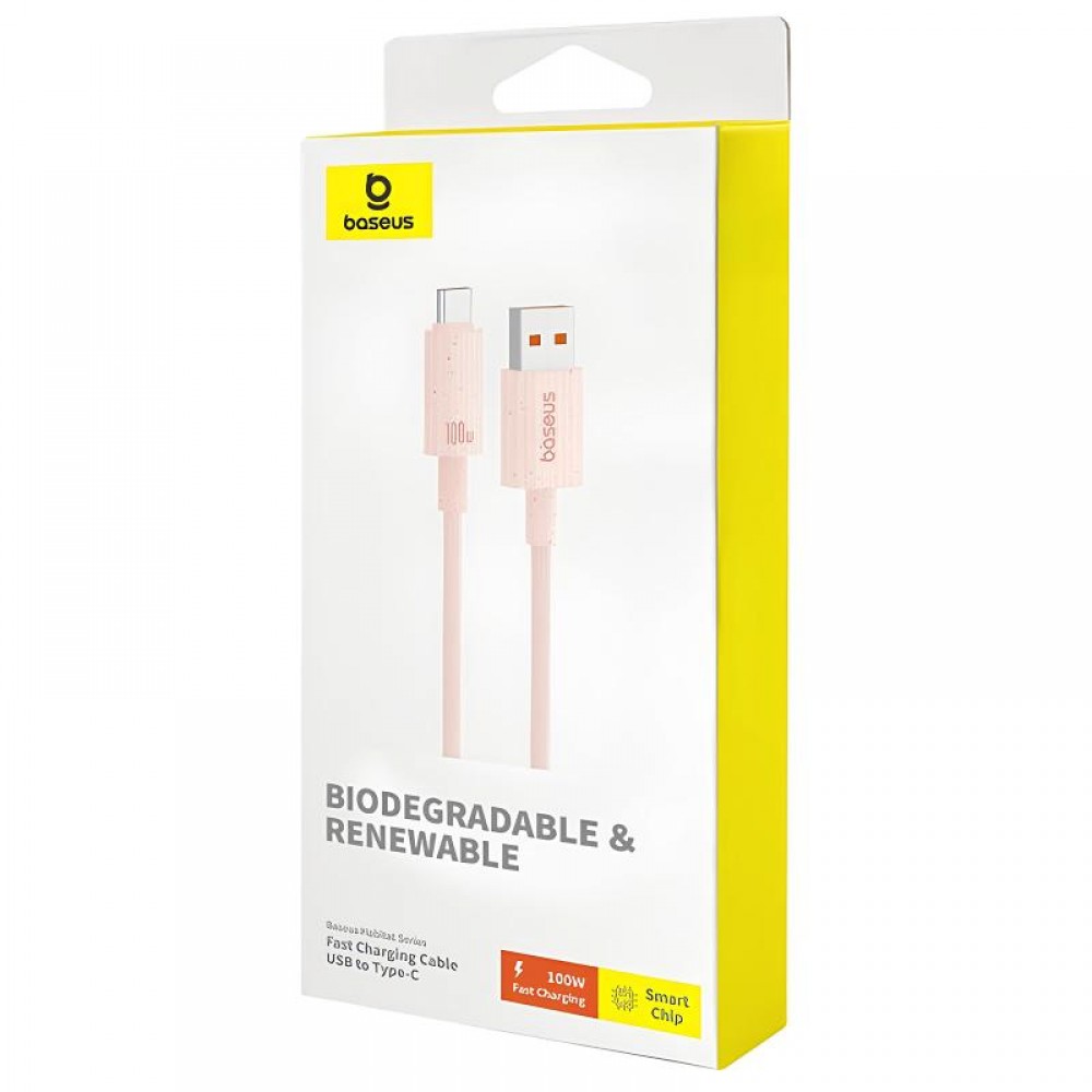 Дата кабель Baseus Habitat Series Fast Charging USB to Type-C 100W (2m) (P1036020)