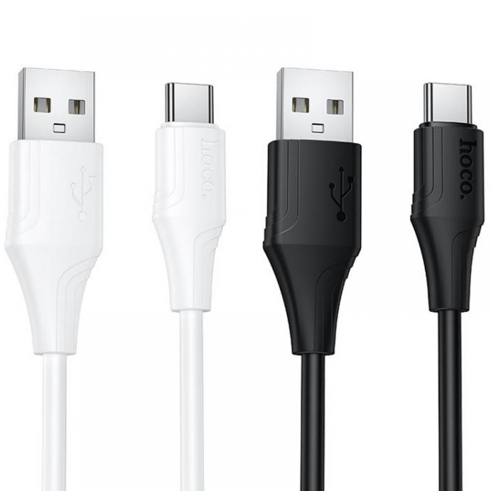 Дата кабель Hoco X124 Bien silicone USB to Type-C 3A (1m)