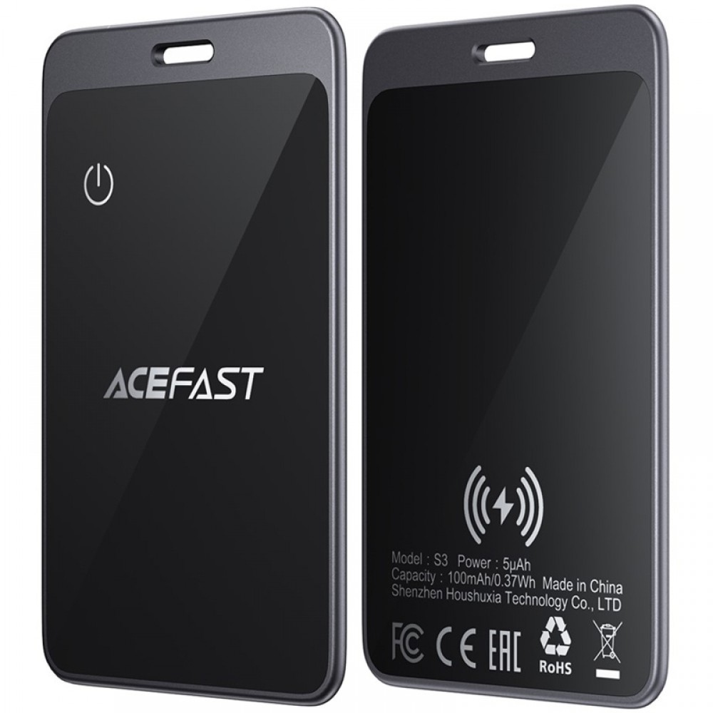 Трекер Acefast S3 Metal Card 100 mAh (2ps) Трекер Acefast S3 Metal Card 100 mAh (2ps)