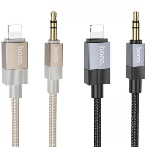 Аудио кабель Aux Hoco UPA32A Clever digital (Lightning to AUX 3.5mm) (1m)