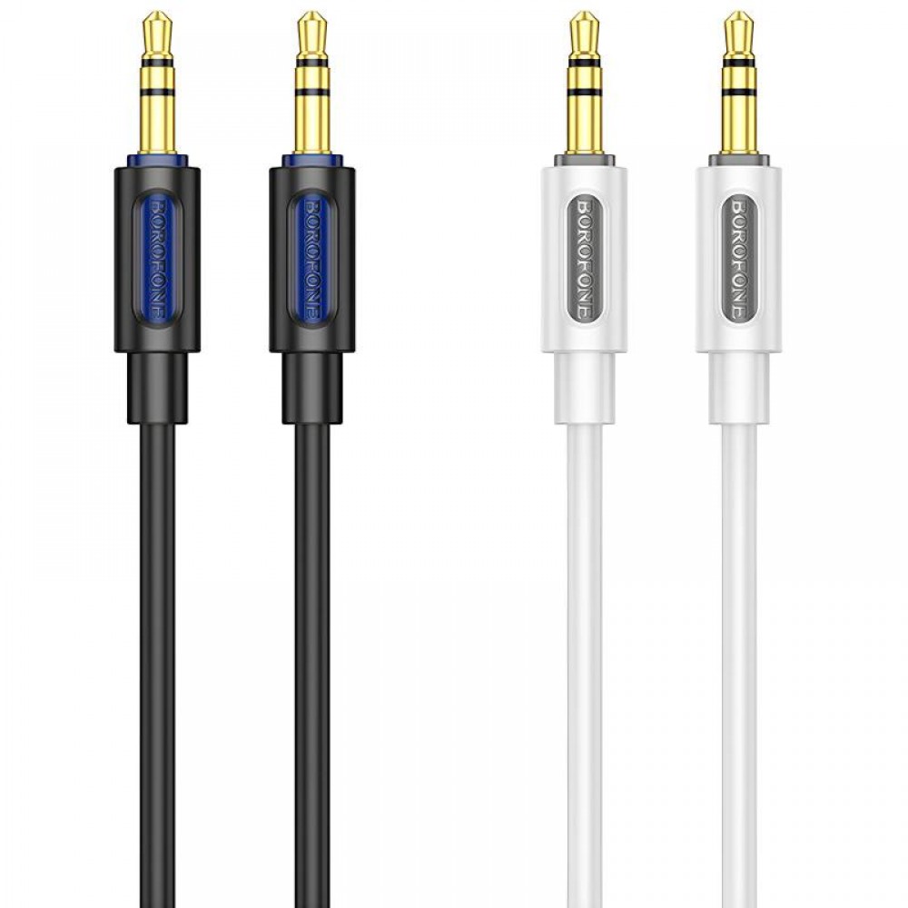 Аудіо кабель Aux Borofone BL20 True sound silicone (1m)