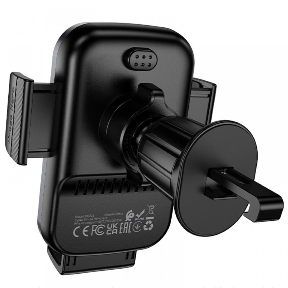 Автотримач з БЗП Borofone BH221 Path 15W (air outlet)