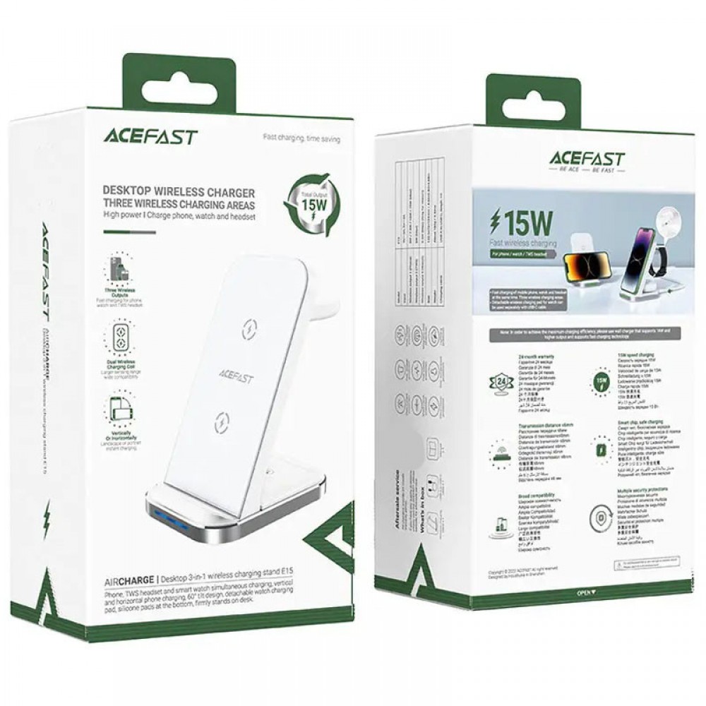 БЗП Acefast E15 desktop 3-in-1