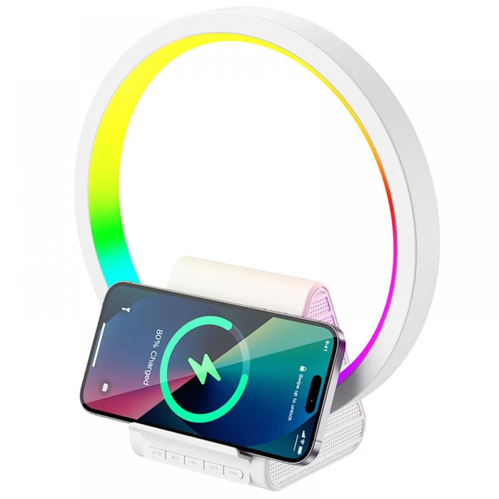БЗП WIWU Wi-W021 2 in 1 Wireless Charger+Bluetooth Speaker БЗП WIWU Wi-W021 2 in 1 Wireless Charger+Bluetooth Speaker