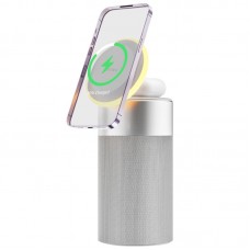 БЗП WIWU Wi-W022 3 in 1 Wireless Charger+Bluetooth Speaker