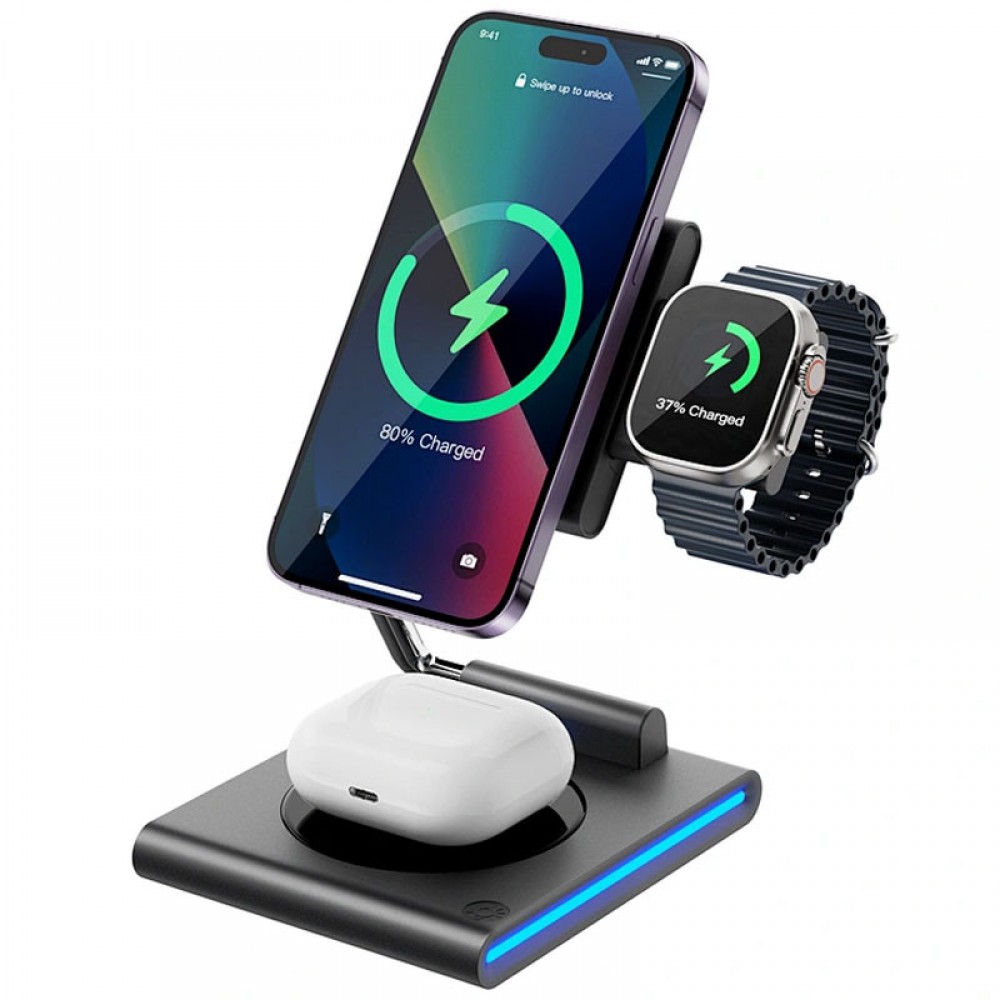 БЗП WIWU Wi-W023 3 in 1 wireless charger