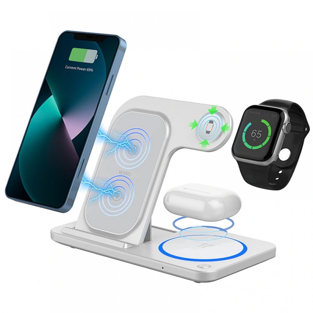 БЗП WIWU Wi-W020 3 in 1 wireless charger