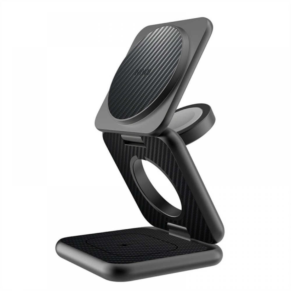 БЗП WIWU Wi-W035 Kevlar Mag Go 3 in 1 wireless charger