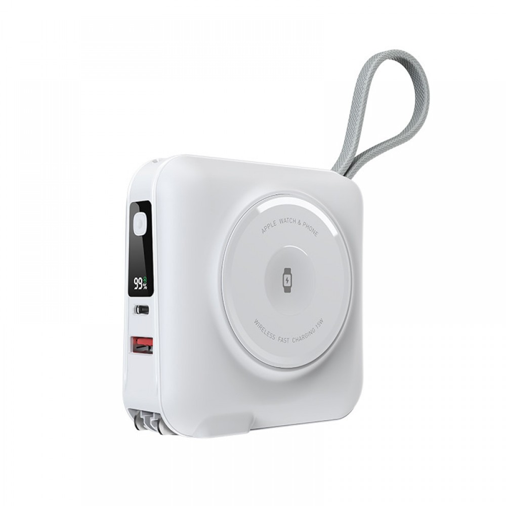 Портативний ЗП Power Bank WIWU Wi-P051 6 in 1 PD45W з БЗП 15000 mAh Портативний ЗП Power Bank WIWU Wi-P051 6 in 1 PD45W з БЗП 15000 mAh