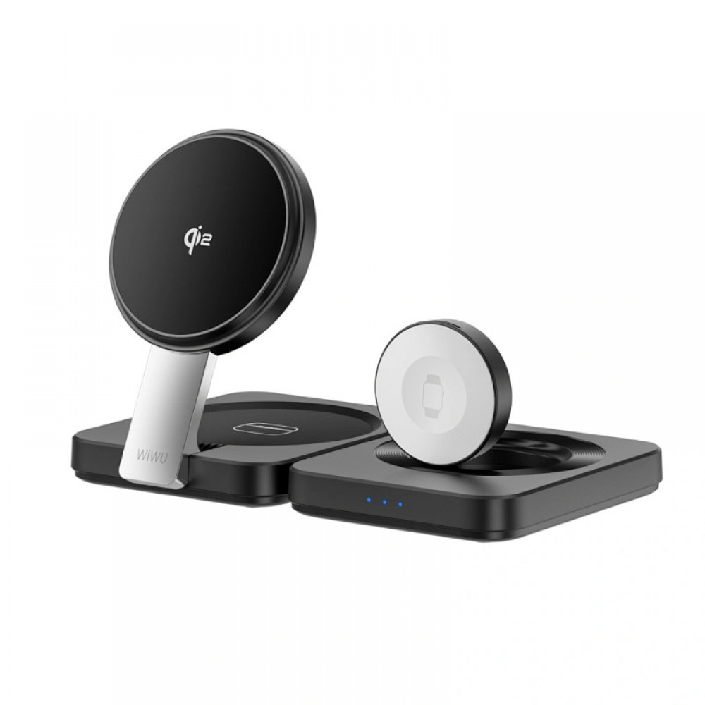БЗП WIWU Wi-W028 QI2 3 in 1 wireless charger БЗП WIWU Wi-W028 QI2 3 in 1 wireless charger