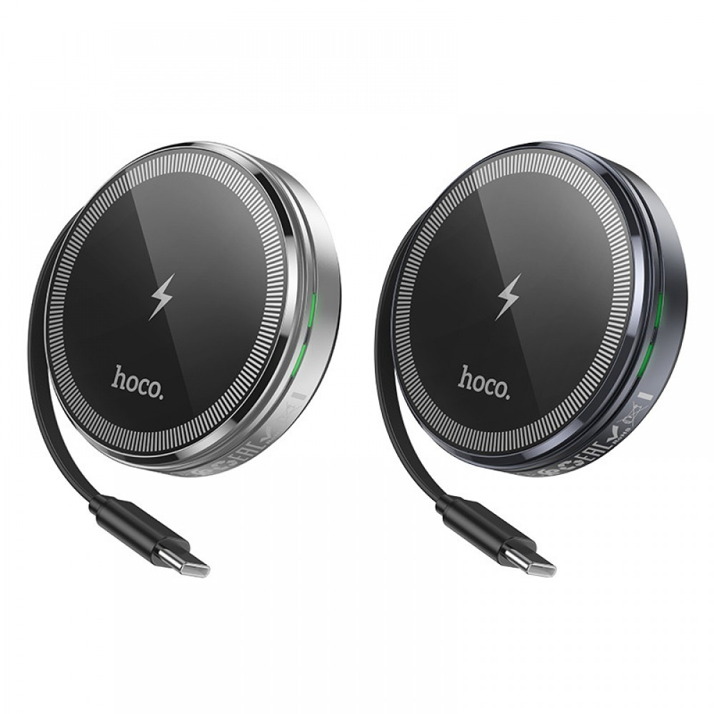 БЗУ Hoco CQ18 Flash 2in1 Magnetic + iWatch (with retractable cable Type-C)