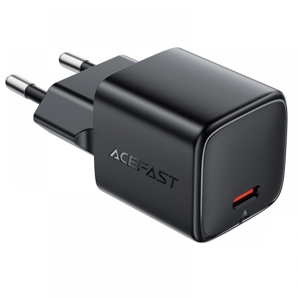 СЗУ Acefast A117 mini PD20W GaN (1USB-C) + кабель Type-C to Lightning