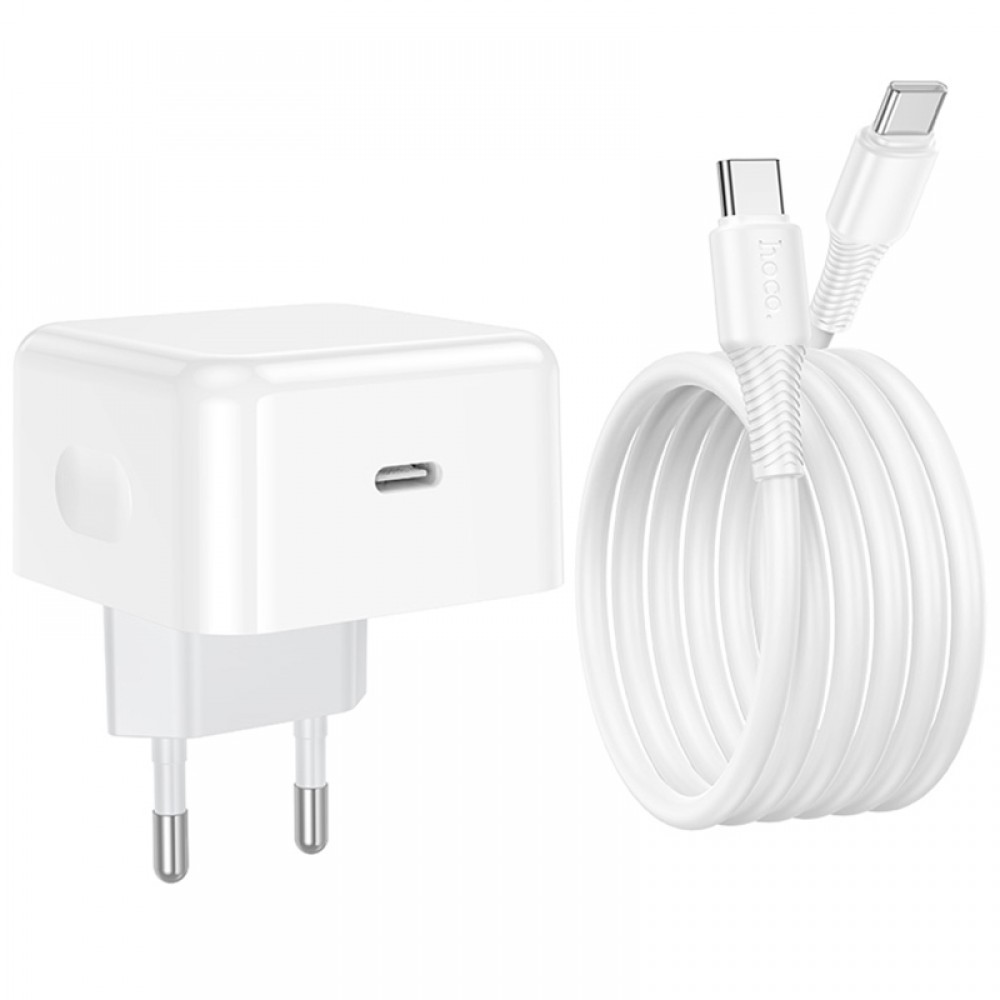 МЗП Hoco C161A Speed PD40W (1USB-C) + кабель Type-C to Type-C