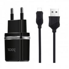 СЗУ Hoco C12 Charger + Cable (Micro) 2.4A 2USB