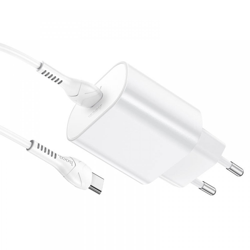 СЗУ Hoco N22 Jetta PD25W (1USB-C) + кабель Type-C to Type-C