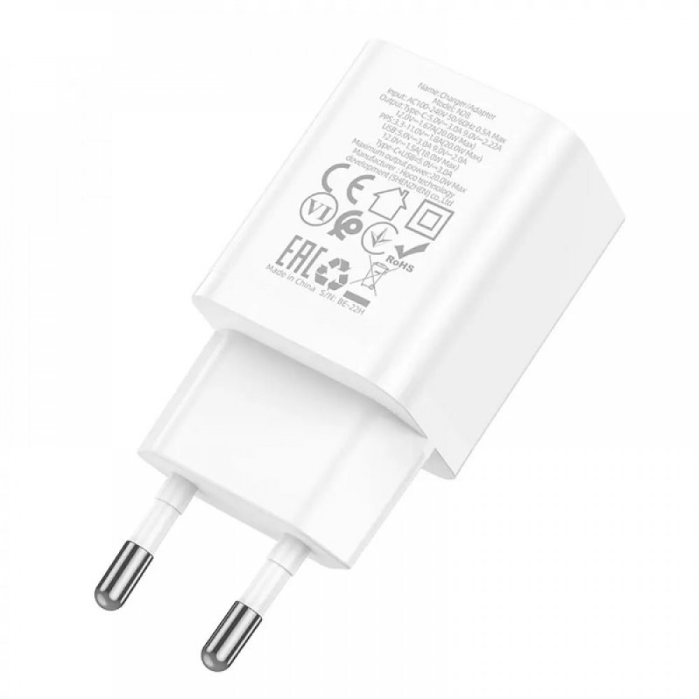 МЗП Hoco N28 Founder PD20W+QC3.0 (1USB-A/1C) МЗП Hoco N28 Founder PD20W+QC3.0 (1USB-A/1C)