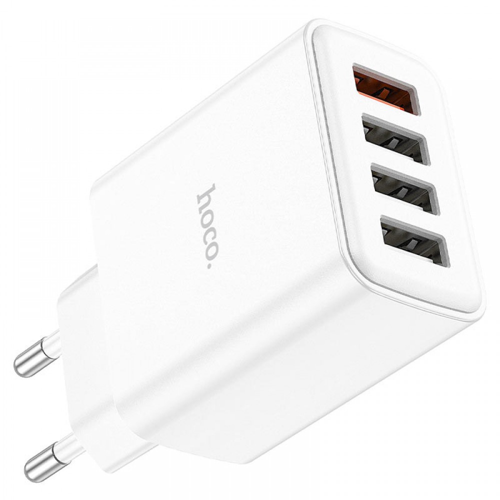 СЗУ Hoco C102A Fuerza QC3.0 (4USB-A)