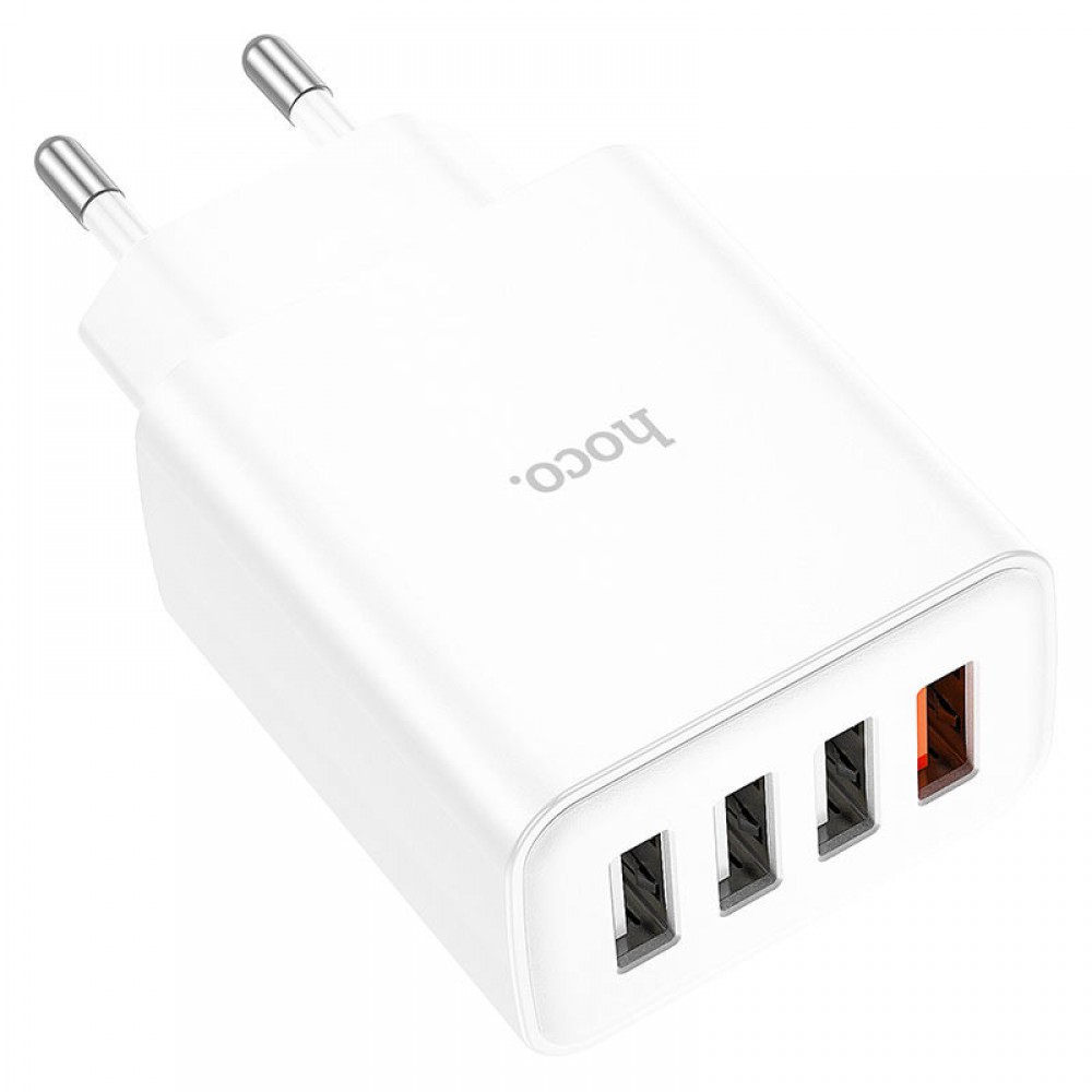 СЗУ Hoco C102A Fuerza QC3.0 (4USB-A)