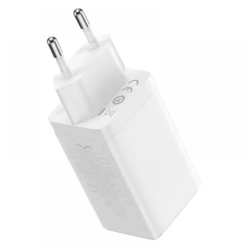 СЗУ Baseus GaN5 Pro 65W 2Type-C+USB 100W EU (CCGP12020)