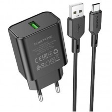 МЗП Borofone BA72A Spring QC3.0 USB to Type-C