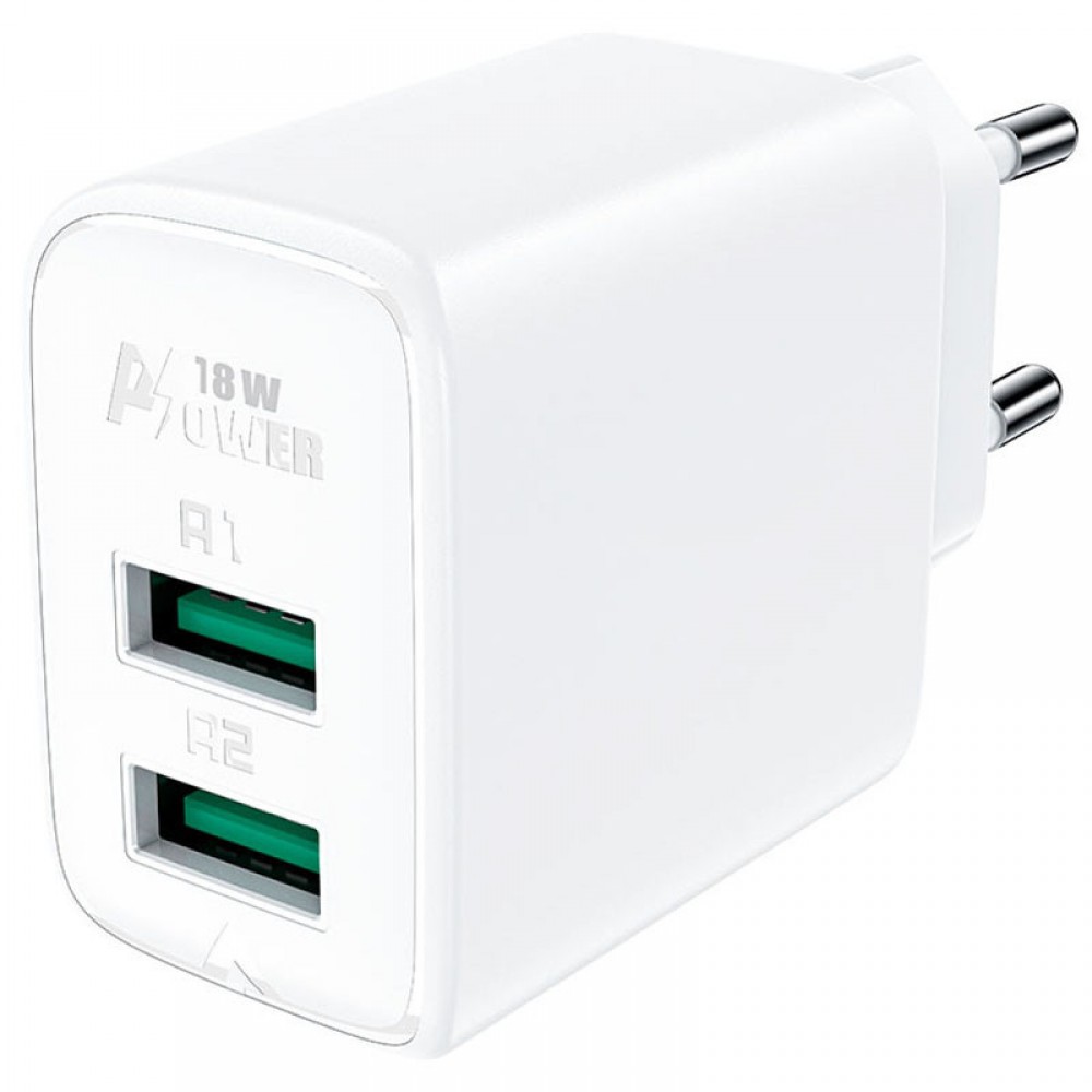 МЗП Acefast A33 QC18W (USB-A+USB-A) dual port