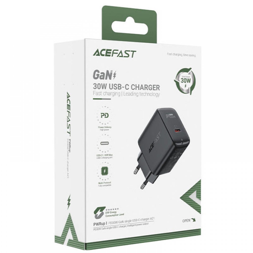 МЗП Acefast A21 30W GaN single USB-C