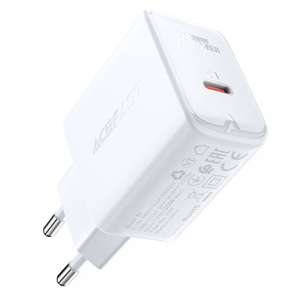 МЗП Acefast A21 30W GaN single USB-C МЗП Acefast A21 30W GaN single USB-C