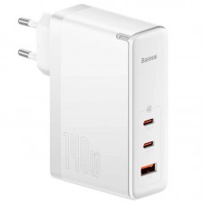 МЗП Baseus GaN5 Pro 2Type-C+USB 140W EU (with Type-C to Type-C 140W (1m)) (CCGP100201)