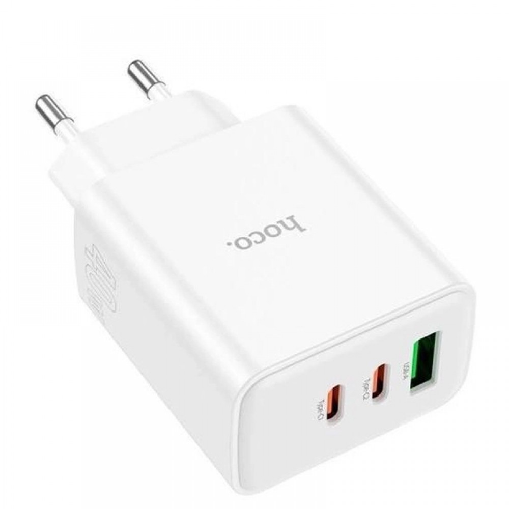 СЗУ Hoco C126A PD40W+QC3.0 (1USB/2Type-C)