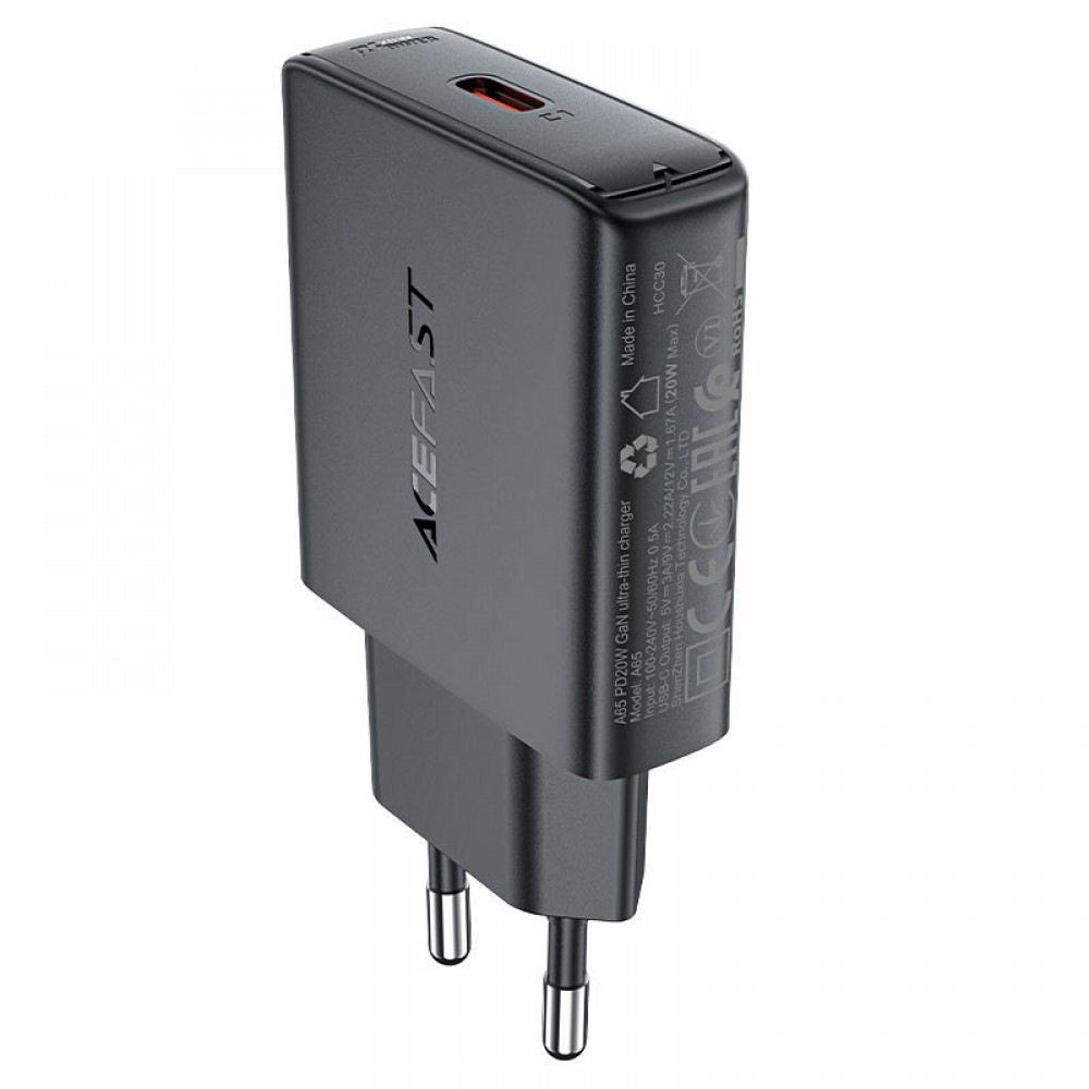 СЗУ Acefast A65 PD20W GaN (USB-C)