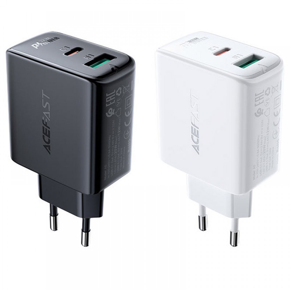 СЗУ Acefast A5 PD32W+QC3.0 (1USB-A/1C)