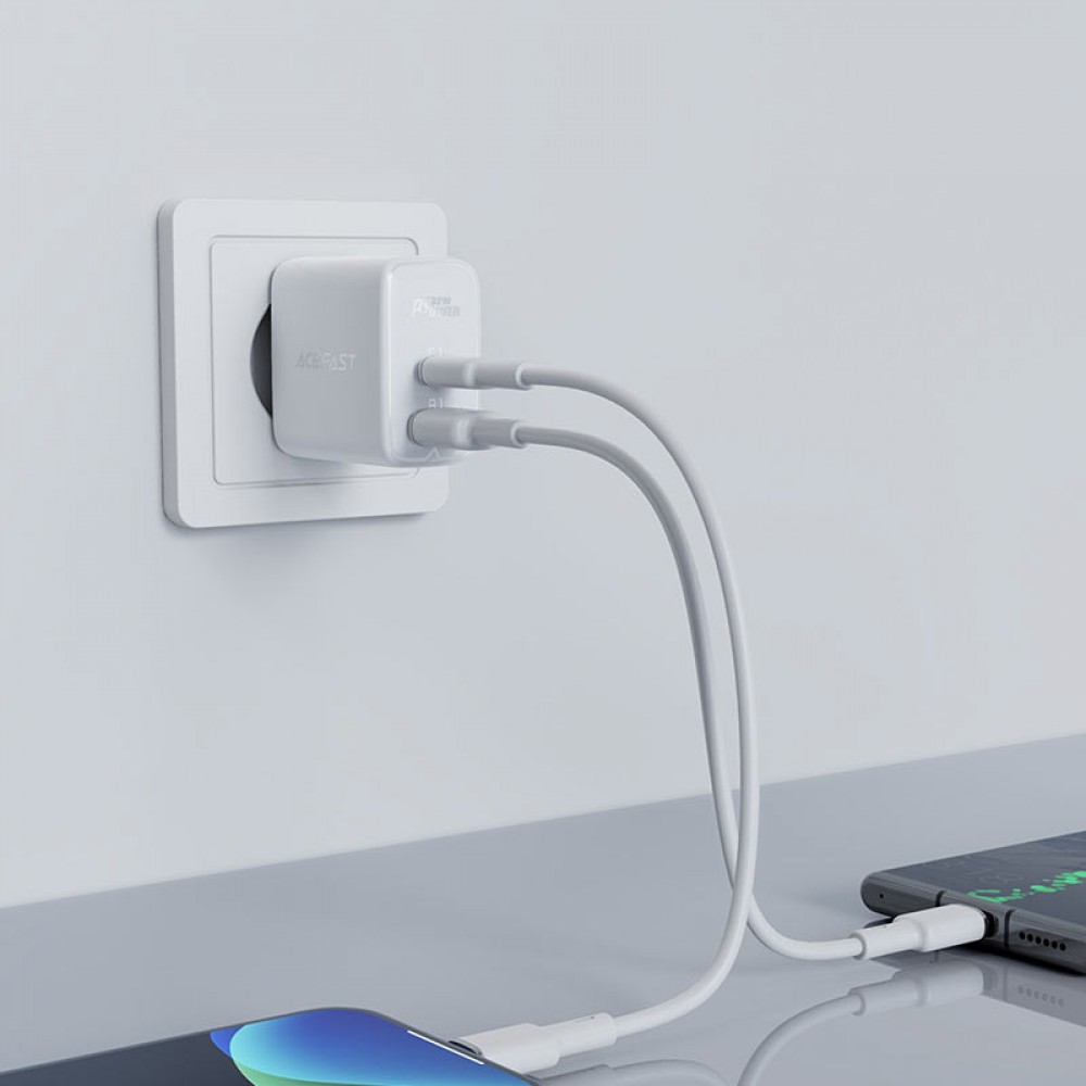 МЗП Acefast A5 PD32W GaN (USB-C+USB-A)