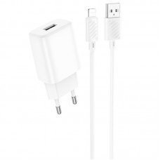 МЗП Hoco C134A Solid 1USB-A 12W + Lightning