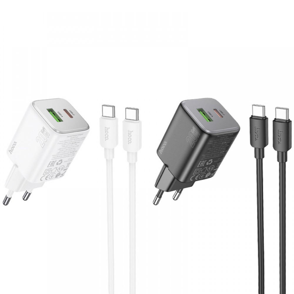 МЗП Hoco N41 Almighty PD20W+QC3.0 + Type-C to Type-C МЗП Hoco N41 Almighty PD20W+QC3.0 + Type-C to Type-C