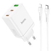 СЗУ Hoco N33 Start PD35W (2C/1A) + Type-C to Lightning