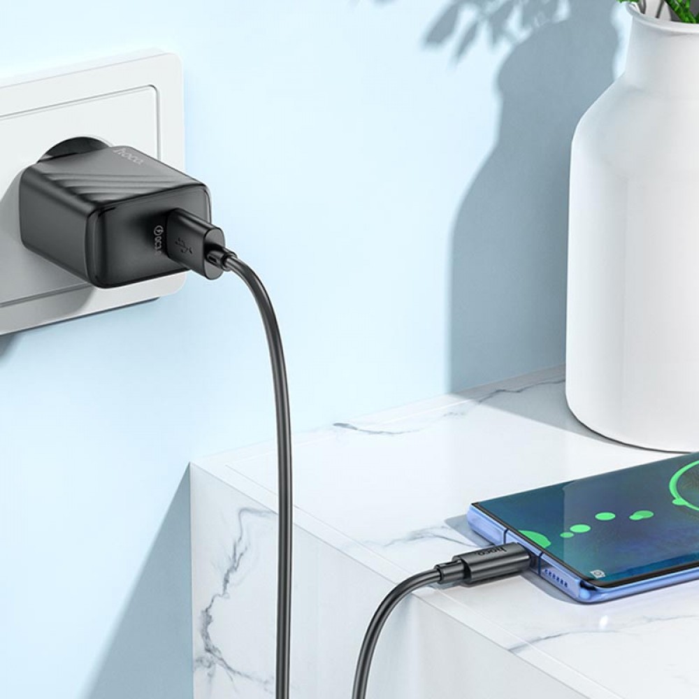 СЗУ Hoco CS21A Rich QC3.0 18W (1USB-A)