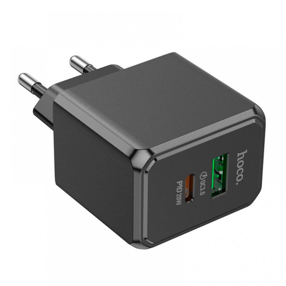 СЗУ Hoco CS14A PD20W+QC3.0 (1USB-A/1C)